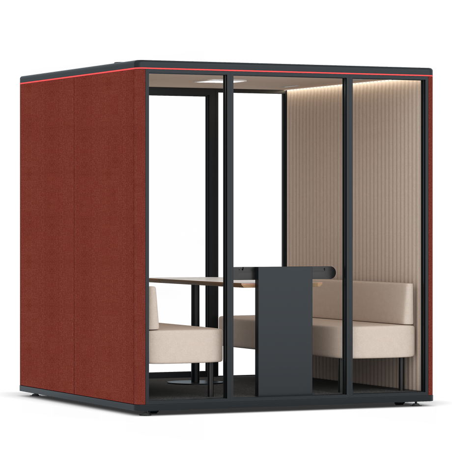 Omni SixSofa / Gabriel Medley Deep Rouge / #a18e7e