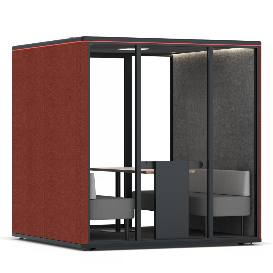 Omni SixSofa / Gabriel Medley Deep Rouge / #615f5d