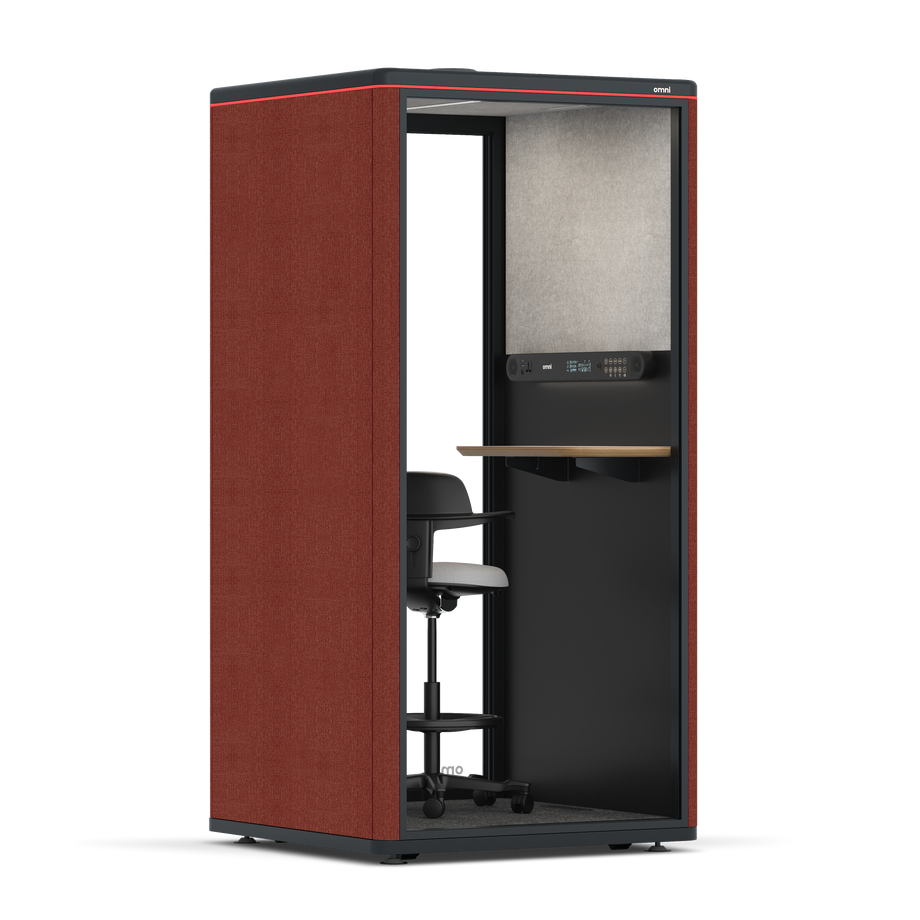 Omni One PlusStatic Device Shelf / Gabriel Medley Deep Rouge / #a49f98