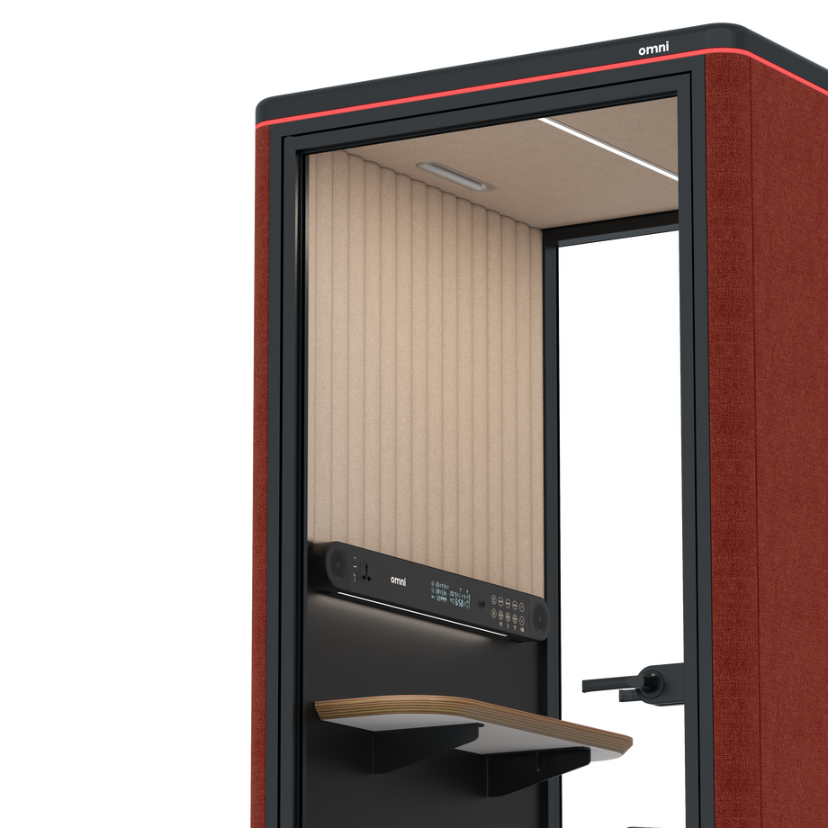 Omni OneStatic Device Shelf / Gabriel Medley Deep Rouge / #a18e7e