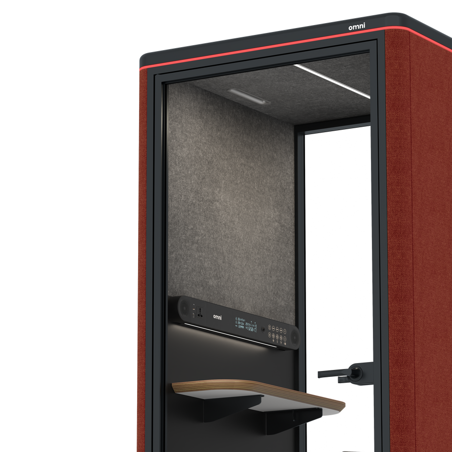 Omni OneStatic Device Shelf / Gabriel Medley Deep Rouge / #615f5d