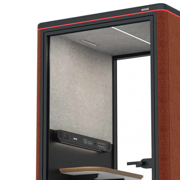 Omni One PlusStatic Device Shelf / Gabriel Medley Deep Rouge / #a49f98