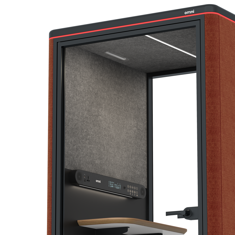 Omni One PlusStatic Device Shelf / Gabriel Medley Deep Rouge / #615f5d