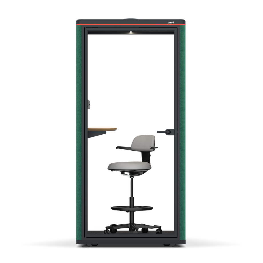 Omni One PlusStatic Device Shelf / Gabriel Medley Forest Green / #6d6c69