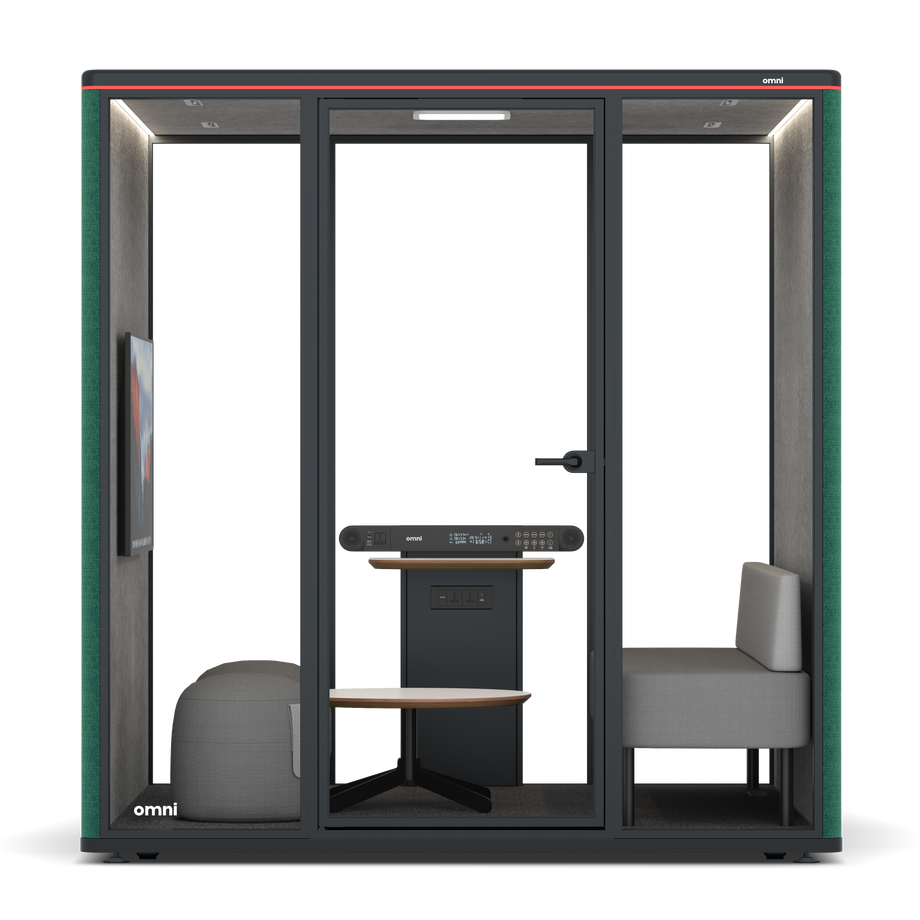 Omni SixLounge / Gabriel Medley Forest Green / #a49f98
