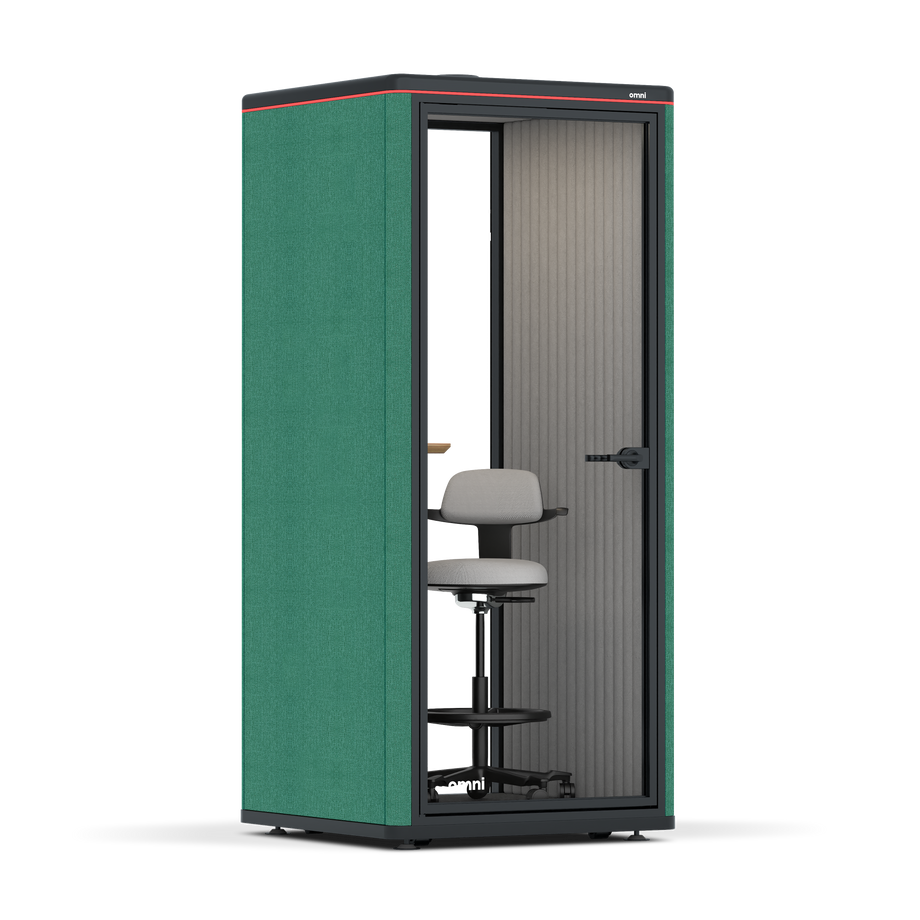 Omni OneStatic Device Shelf / Gabriel Medley Forest Green / #a49f98