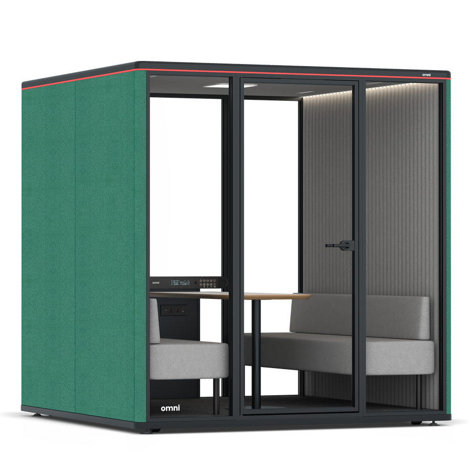 Omni SixSofa / Gabriel Medley Forest Green / #6d6c69