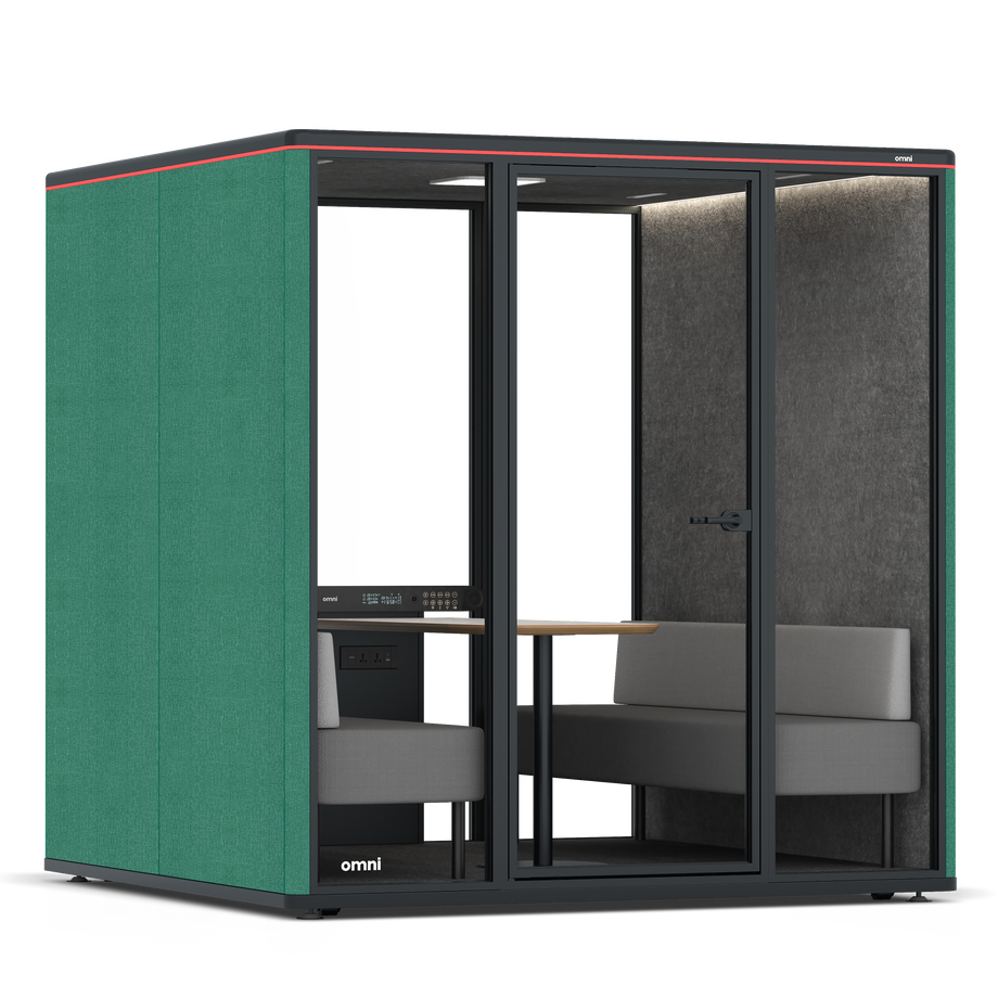 Omni SixSofa / Gabriel Medley Forest Green / #615f5d