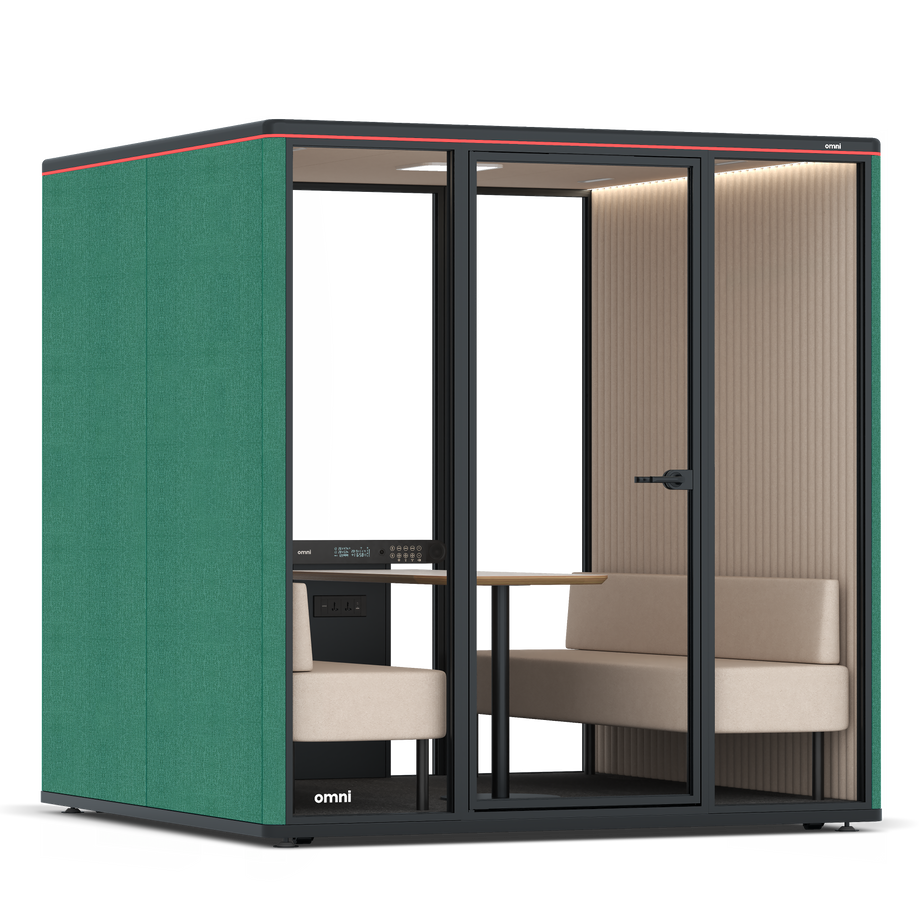 Omni SixSofa / Gabriel Medley Forest Green / #a18e7e