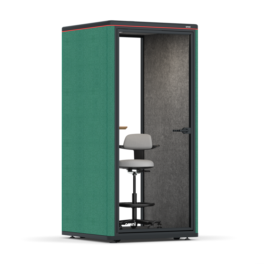 Omni One PlusStatic Device Shelf / Gabriel Medley Forest Green / #615f5d