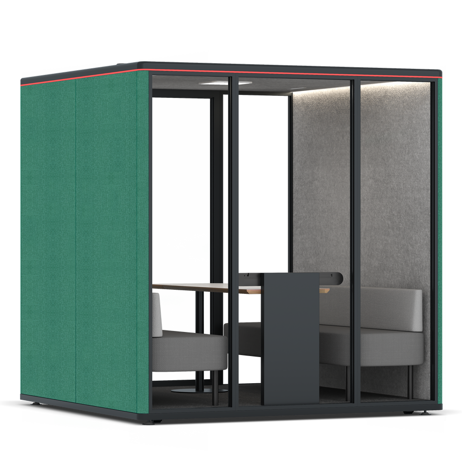Omni SixSofa / Gabriel Medley Forest Green / #a49f98