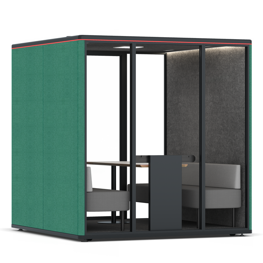 Omni SixSofa / Gabriel Medley Forest Green / #615f5d