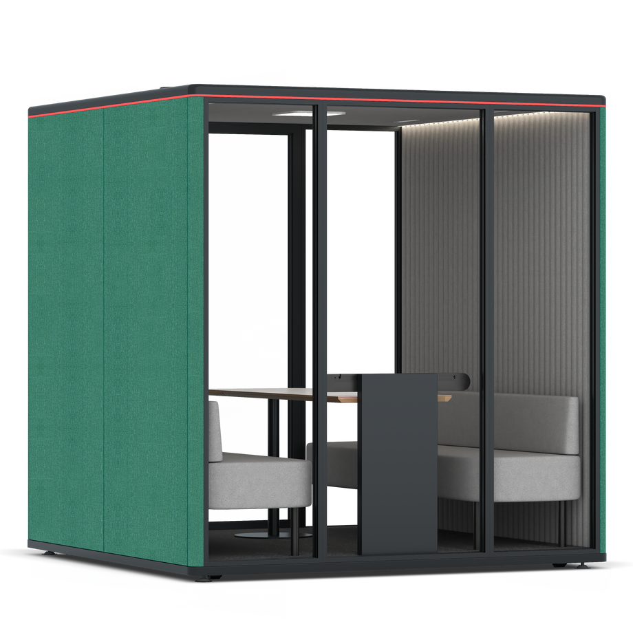 Omni SixSofa / Gabriel Medley Forest Green / #6d6c69
