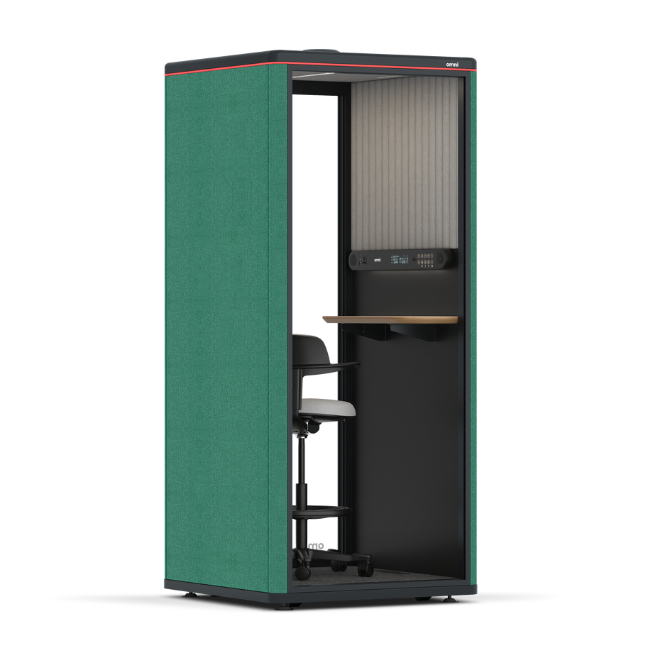Omni OneStatic Device Shelf / Gabriel Medley Forest Green / #a49f98