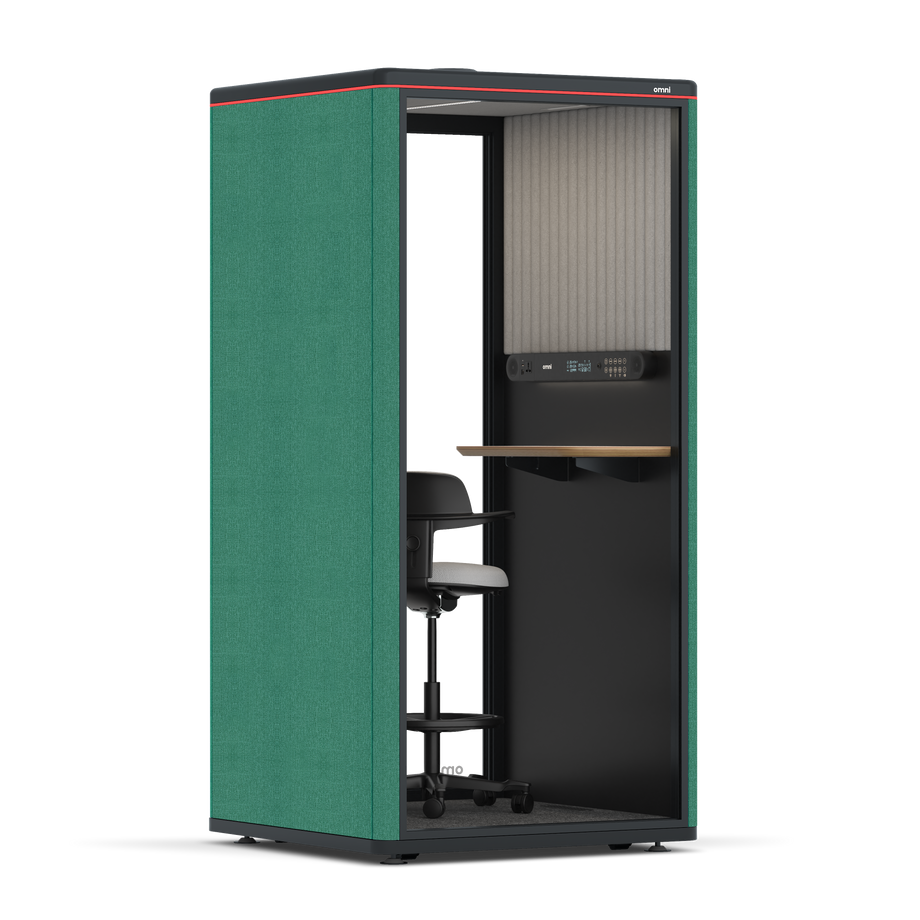 Omni One PlusStatic Device Shelf / Gabriel Medley Forest Green / #6d6c69
