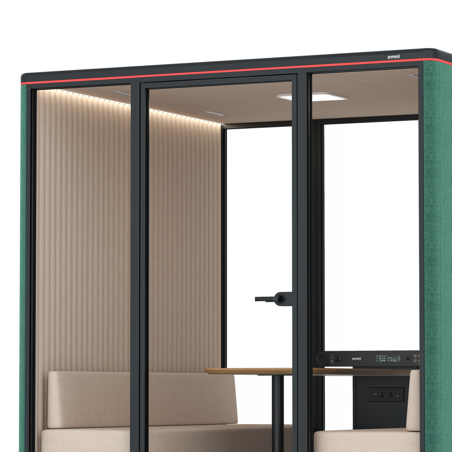 Omni SixSofa / Gabriel Medley Forest Green / #a18e7e
