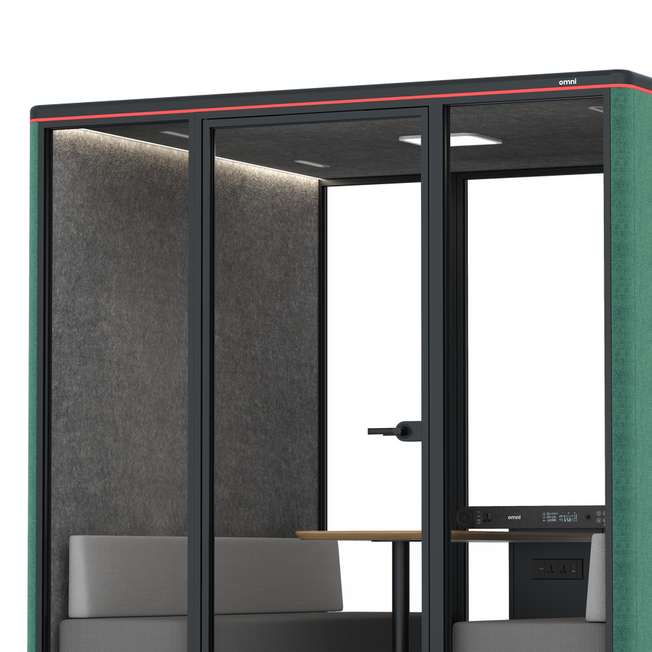 Omni SixSofa / Gabriel Medley Forest Green / #615f5d