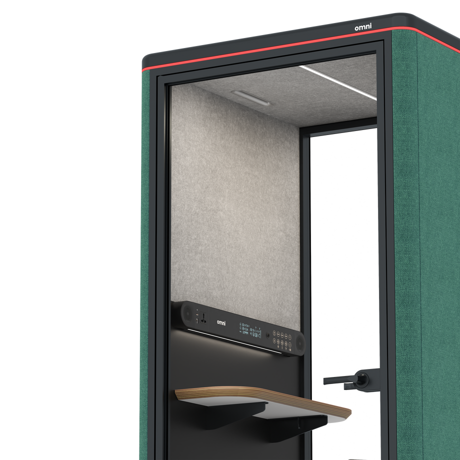 Omni OneStatic Device Shelf / Gabriel Medley Forest Green / #6d6c69