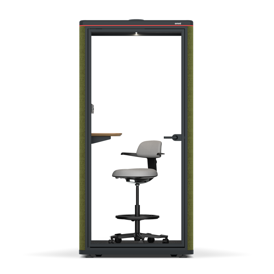 Omni One PlusStatic Device Shelf / Gabriel Medley Meadow Green / #6d6c69