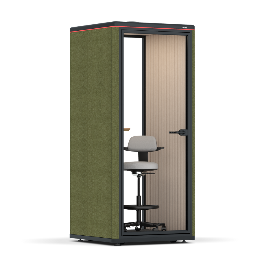 Omni OneStatic Device Shelf / Gabriel Medley Meadow Green / #a18e7e