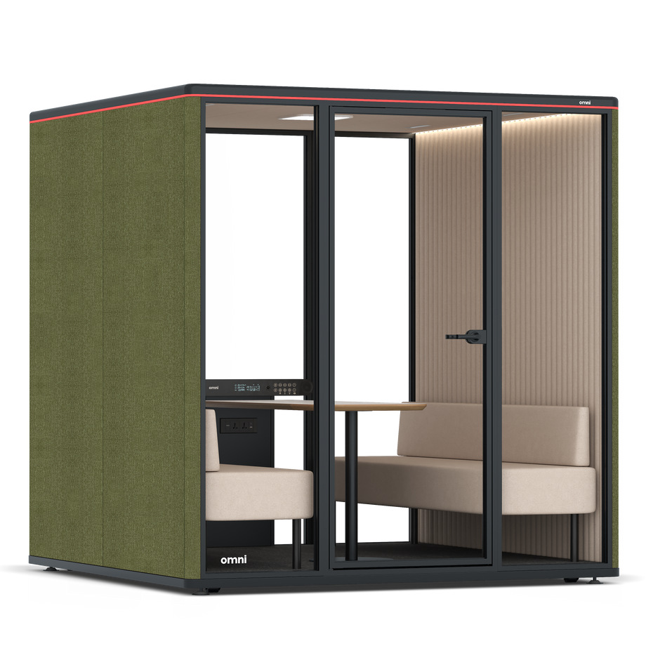 Omni SixSofa / Gabriel Medley Meadow Green / #a18e7e