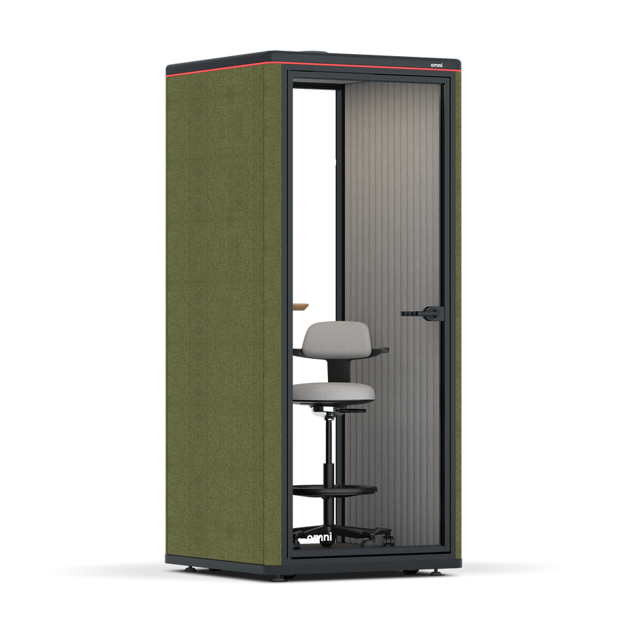 Omni OneStatic Device Shelf / Gabriel Medley Meadow Green / #a49f98