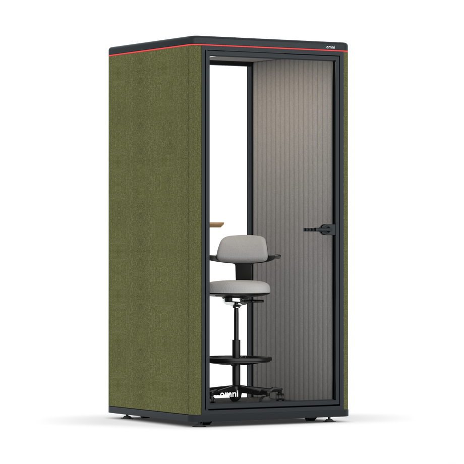 Omni One PlusStatic Device Shelf / Gabriel Medley Meadow Green / #6d6c69