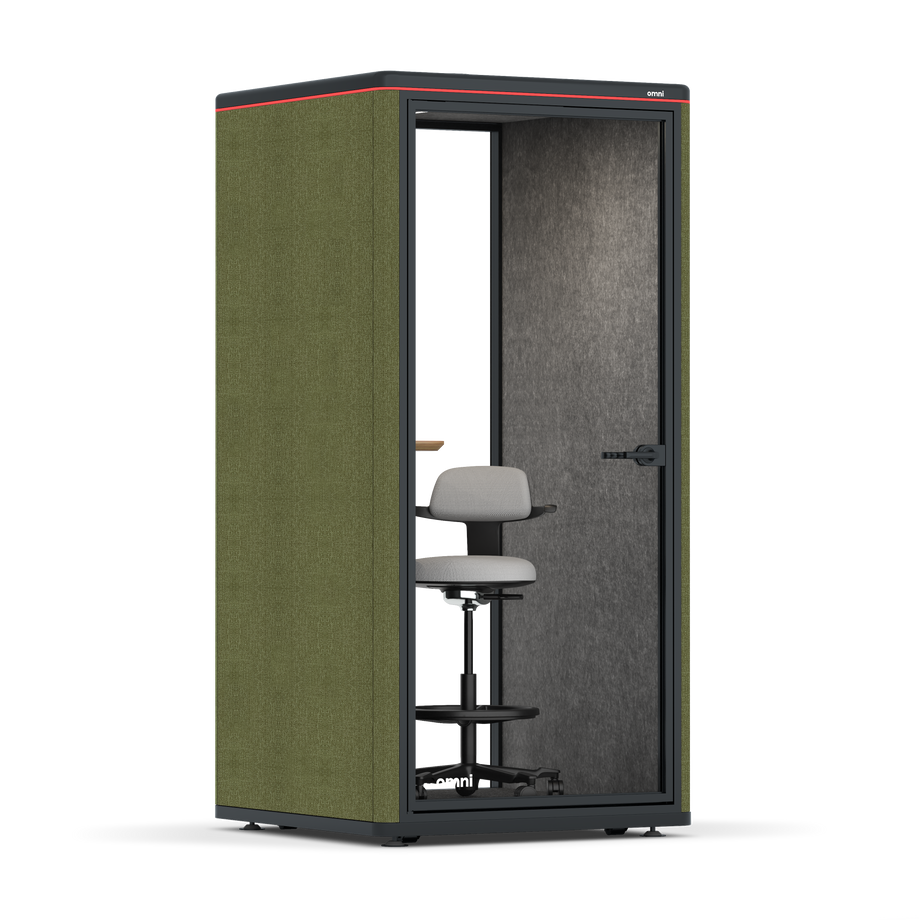 Omni One PlusStatic Device Shelf / Gabriel Medley Meadow Green / #615f5d