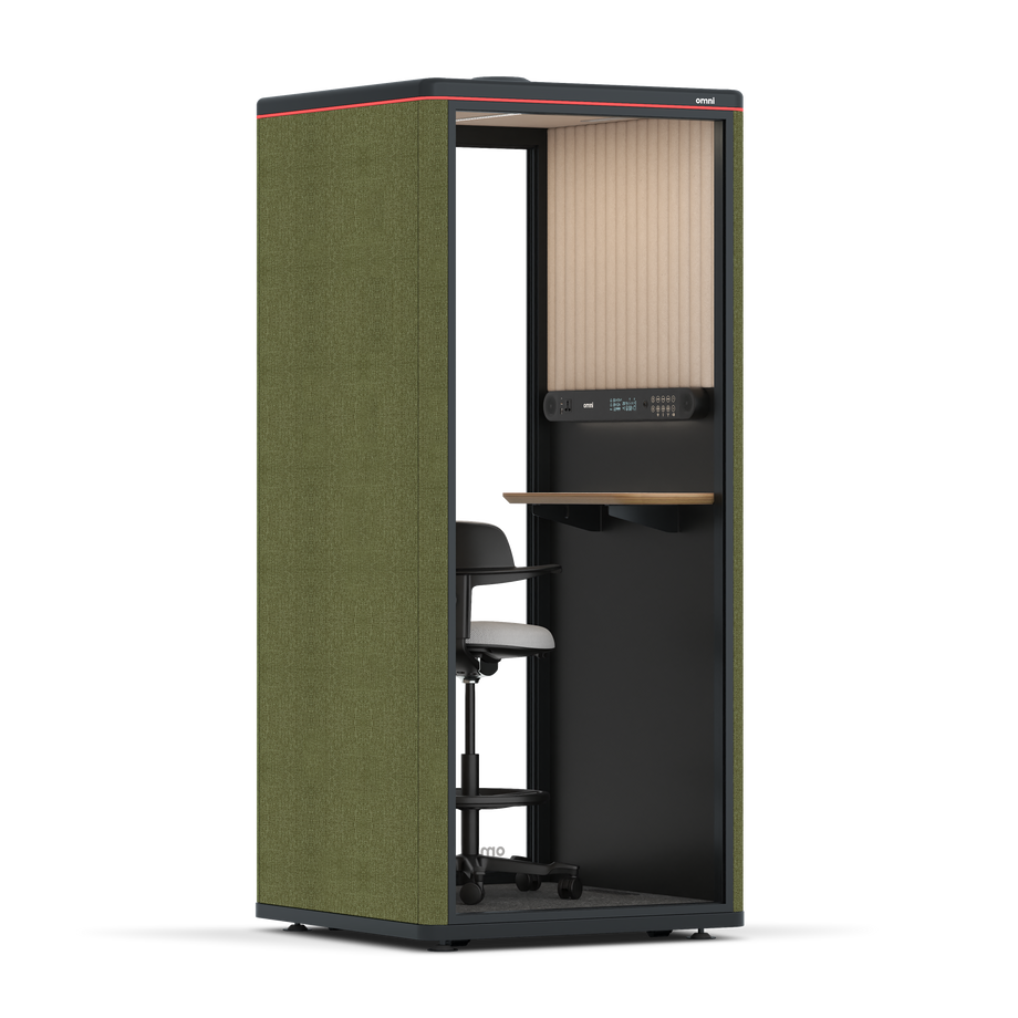 Omni OneStatic Device Shelf / Gabriel Medley Meadow Green / #a18e7e