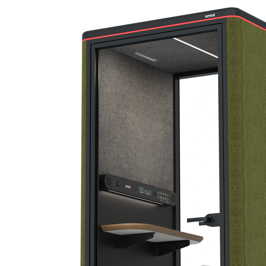 Omni OneStatic Device Shelf / Gabriel Medley Meadow Green / #615f5d