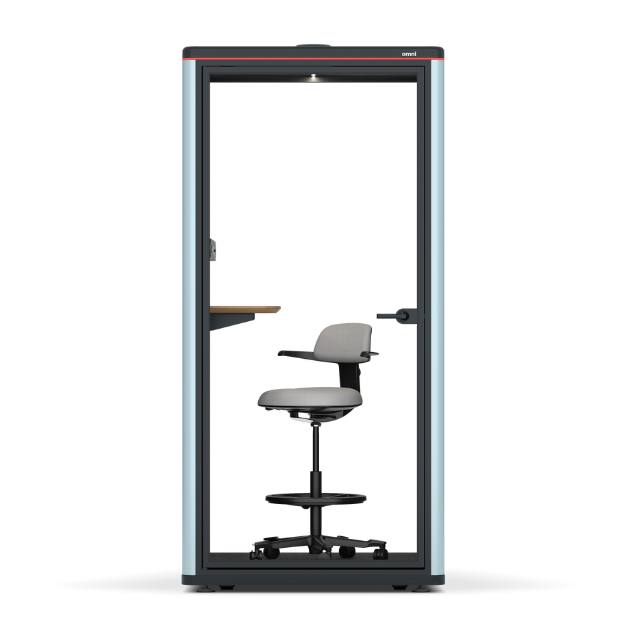 Omni One PlusStatic Device Shelf / RAL Grey Blue / #615f5d
