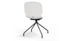 Aarhus Eiffel Chair by Quell Design – a modern Scandinavian-style chair in white with a sculpted polypropylene shell and iconic “Eiffel” steel rod base in powder-coated finish. The contoured ergonomic seat and minimalist frame combine strength, elegance, and everyday functionality for contemporary dining, task, or educational spaces.
