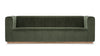 Theo - Theo - Theo Three Seater Sofa, Seaglass Velvet - Image 1