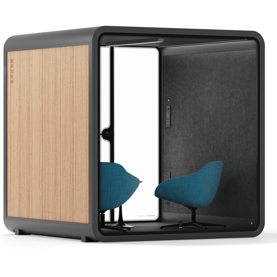 Møde stand Quell - 6 personWooden / Dark Grey / Furniture Set 2