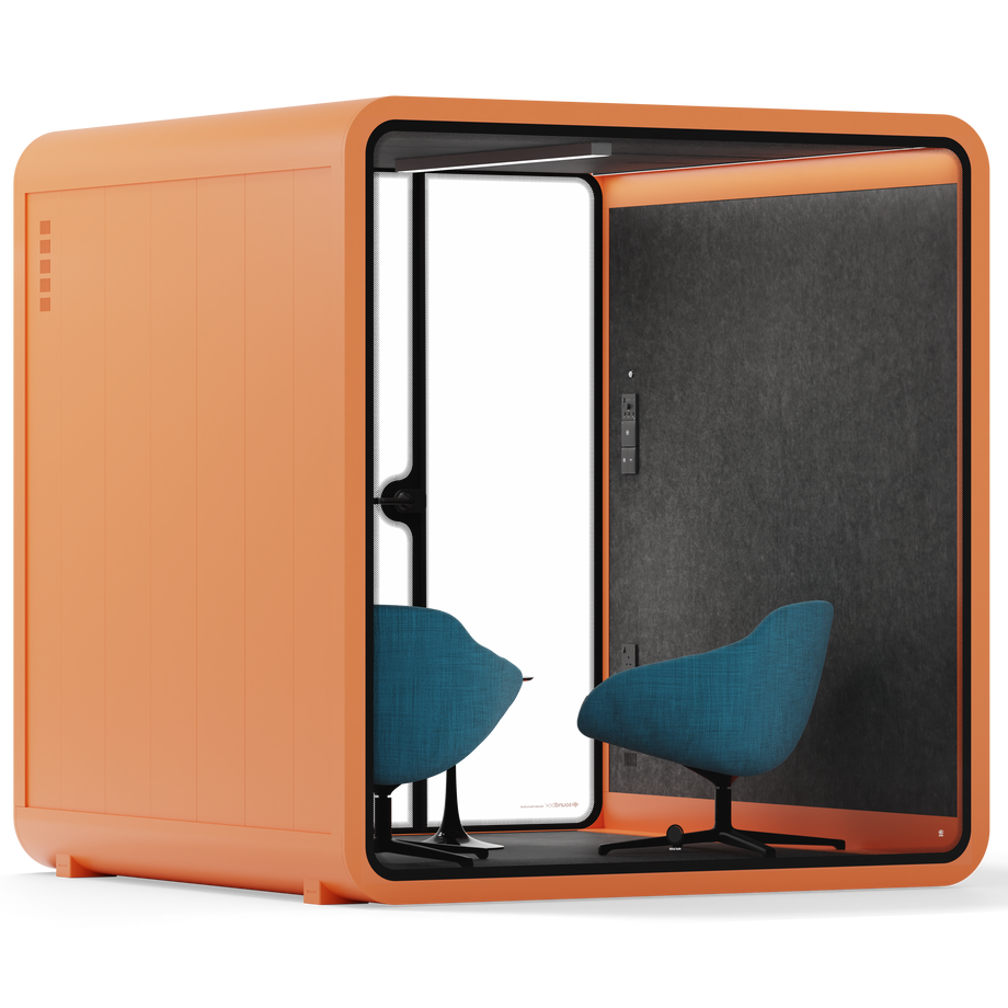 Møde stand Quell - 6 personOrange / Dark Grey / Furniture Set 2