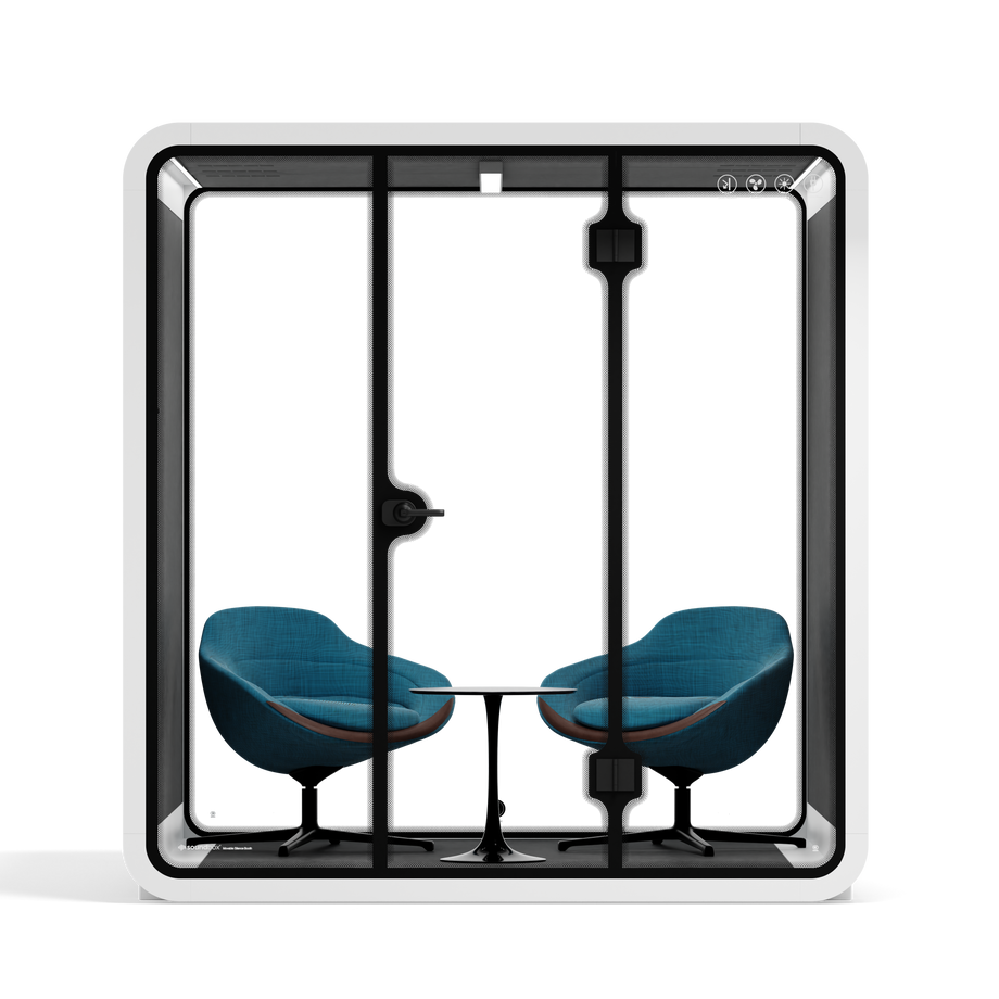 Møde stand Quell - 6 personWhite / Dark Grey / Furniture Set 2