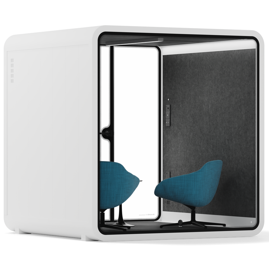 Møde stand Quell - 6 personWhite / Dark Grey / Furniture Set 2