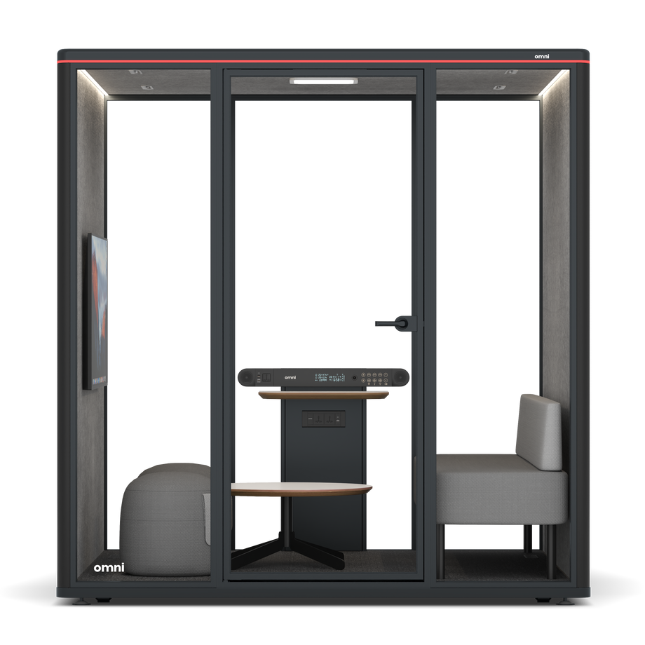 Omni SixLounge / RAL Black / #a49f98