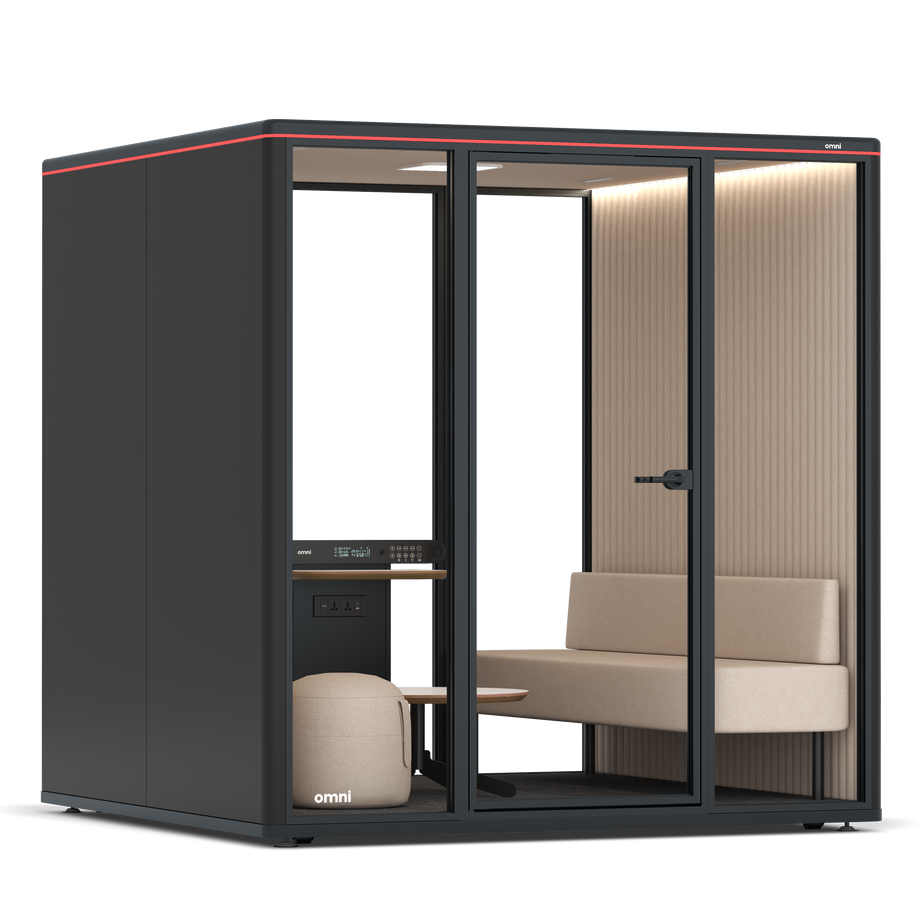 Omni SixLounge / RAL Black / #a18e7e