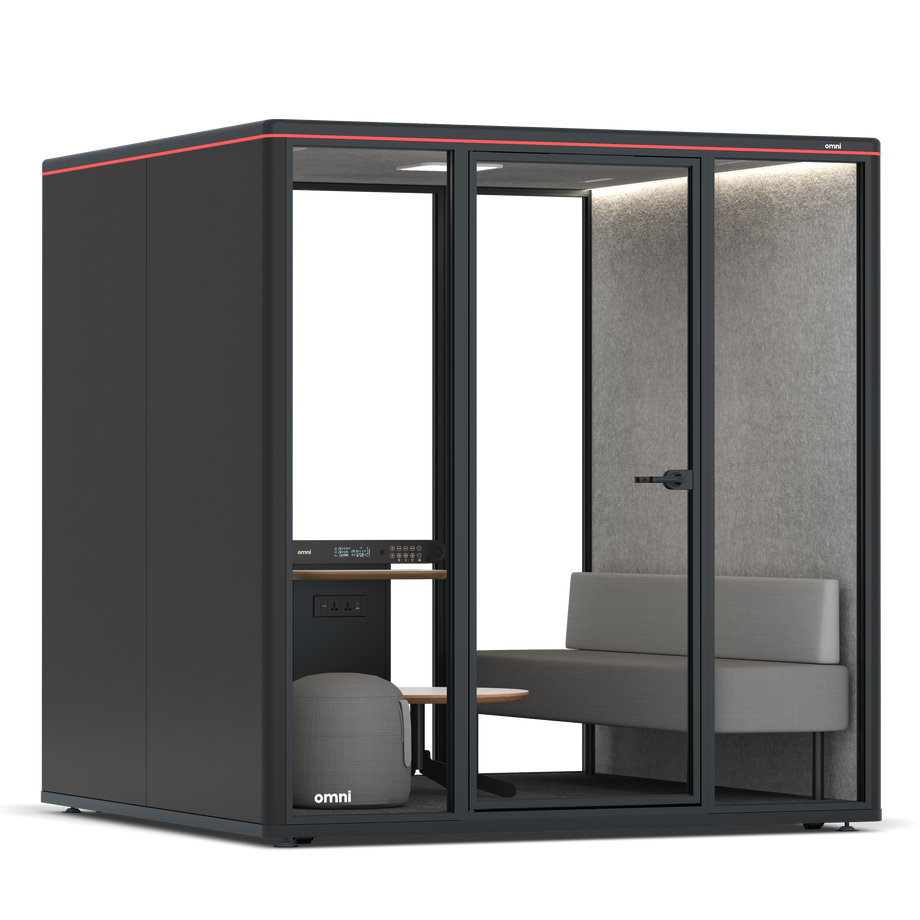 Omni SixLounge / RAL Black / #a49f98
