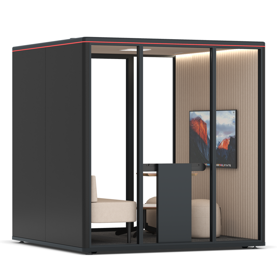 Omni SixLounge / RAL Black / #a18e7e