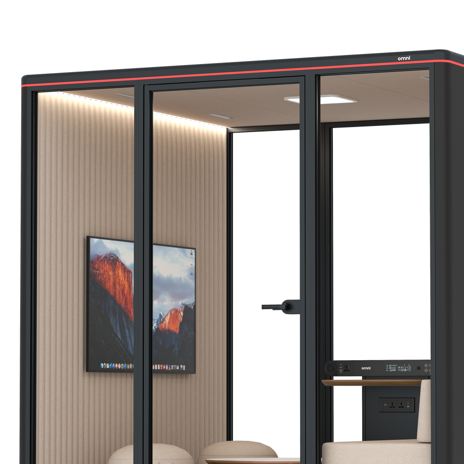 Omni SixLounge / RAL Black / #a18e7e