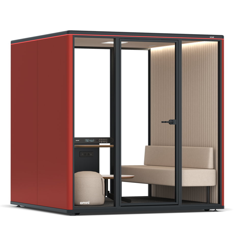 Omni SixLounge / RAL Tomato Red / #a18e7e