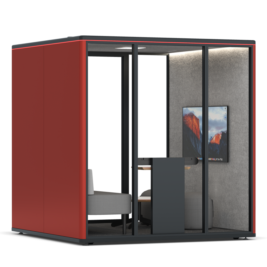 Omni SixLounge / RAL Tomato Red / #a49f98