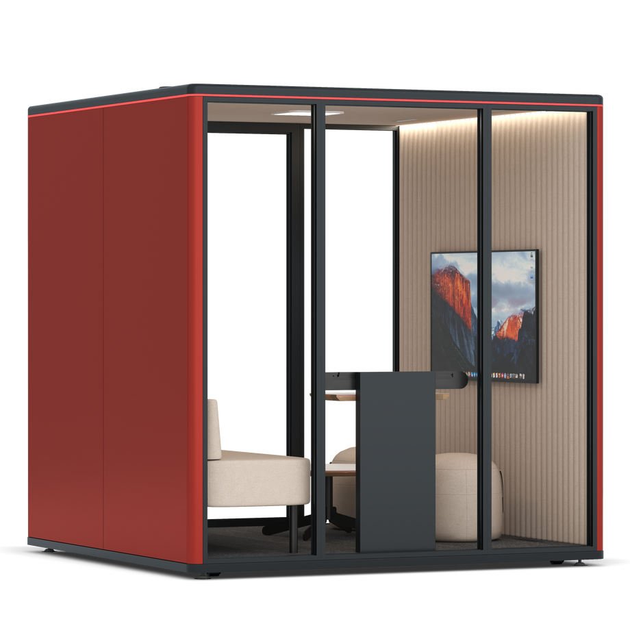 Omni SixLounge / RAL Tomato Red / #a18e7e