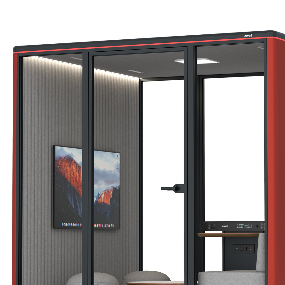 Omni SixLounge / RAL Tomato Red / #6d6c69