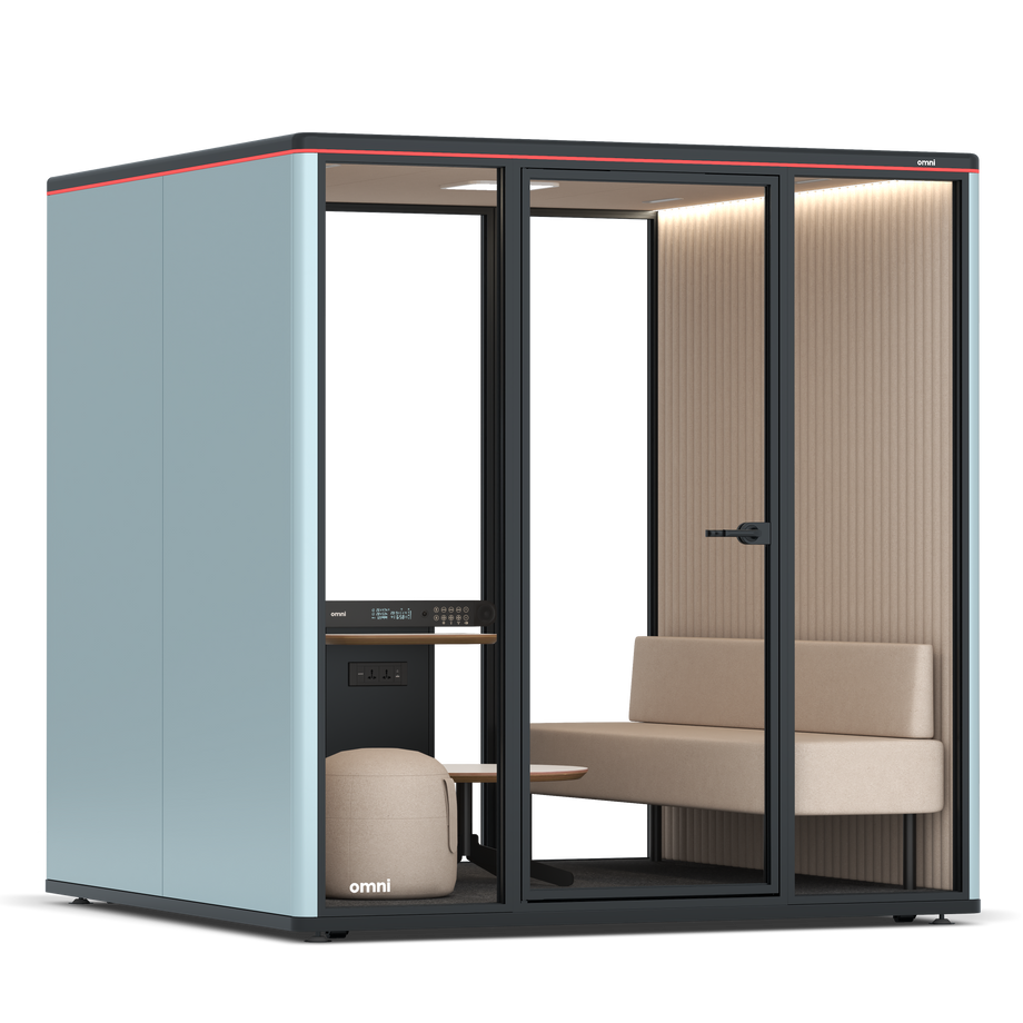 Omni SixLounge / RAL Grey Blue / #a18e7e