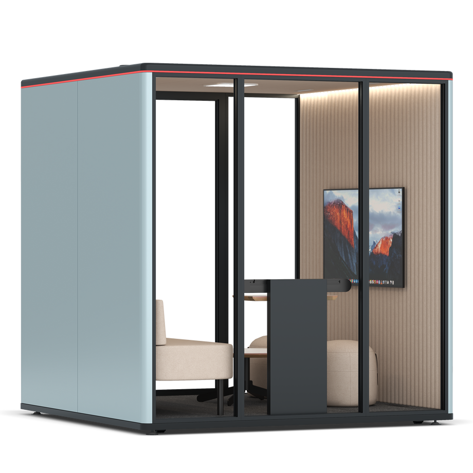 Omni SixLounge / RAL Grey Blue / #a18e7e