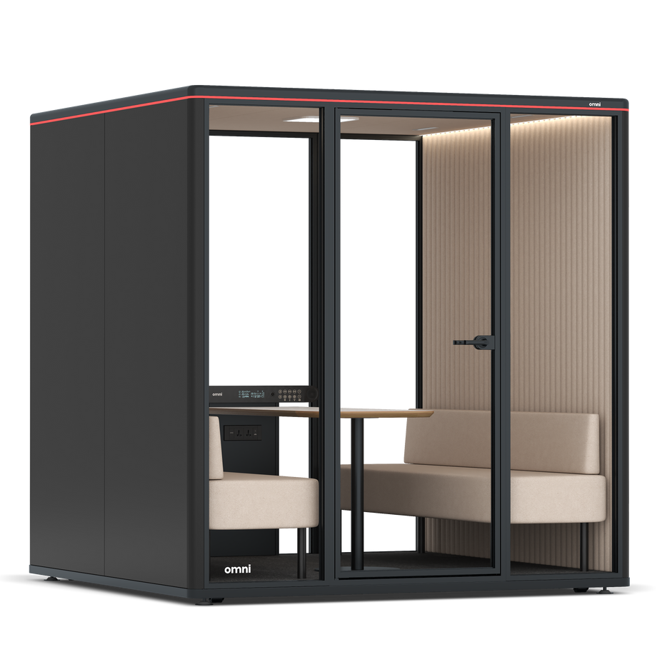 Omni SixSofa / RAL Black / #a18e7e