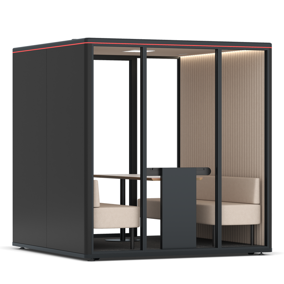 Omni SixSofa / RAL Black / #a18e7e